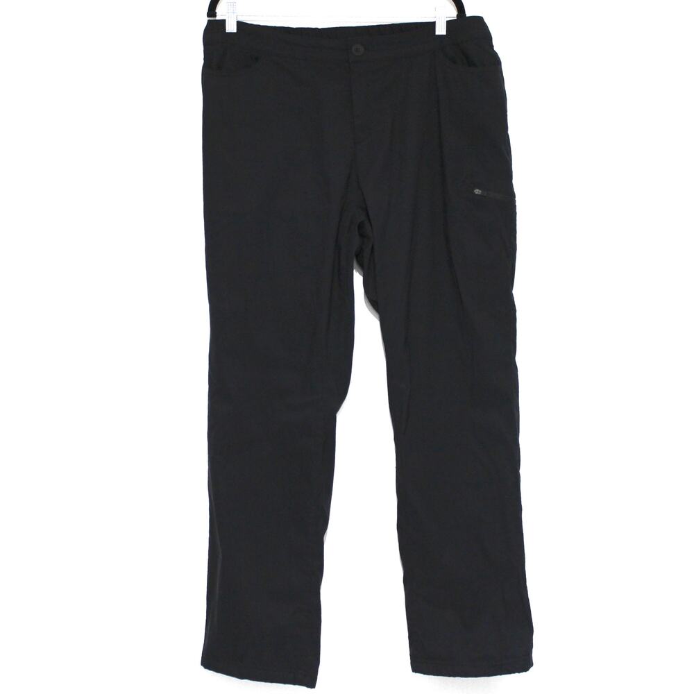 Eddie Bauer Polar Fleece Lined Pants Size XL Black